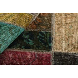 tappeto persia vintage patchwork cm 150x150 2