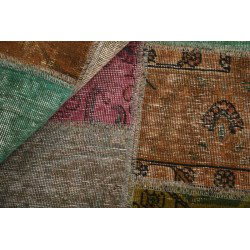 tappeto persia vintage patchwork cm 150x150 2