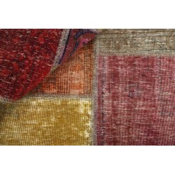 tappeto persia vintage patchwork cm 150x150 2