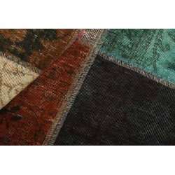 tappeto persia vintage patchwork cm 150x150 2