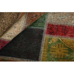 tappeto persia vintage patchwork cm 200x200 2