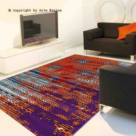 Tappeto moderno Folk Arte Espina red 4449-28