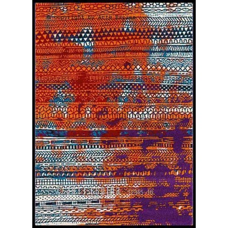Tappeto moderno Folk Arte Espina red 4449-28