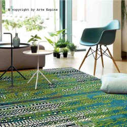 Tappeto moderno Folk Arte Espina blue 4449-53