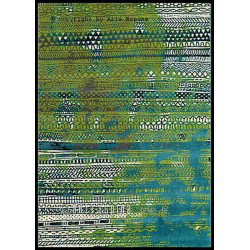 Tappeto moderno Folk Arte Espina blue 4449-53 2