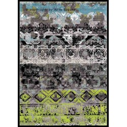Tappeto moderno Folk Arte Espina multi 4454-61 2