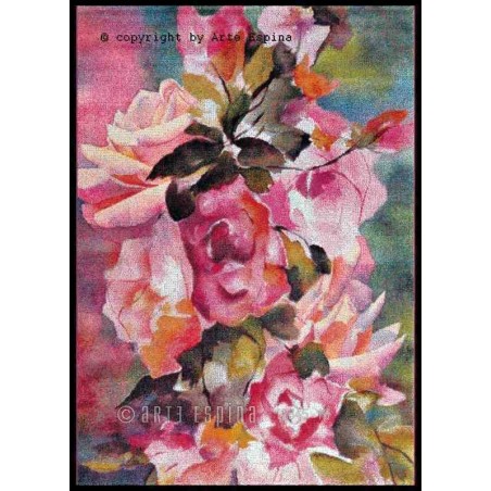 Tappeto moderno Jardin Arte Espina pink 4456-75