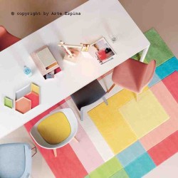 Tappeto moderno Splash Arte Espina multi 4172-26