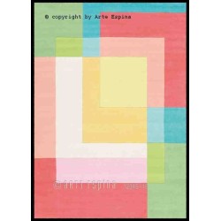 Tappeto moderno Splash Arte Espina multi 4172-26 2