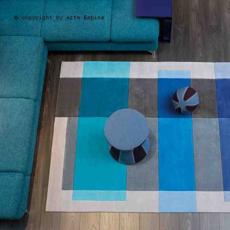 Tappeto moderno Line Up Arte Espina anthracite lana 4140-53