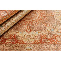 tappeto persia ghom seta cm 130x197  2