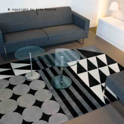 Tappeto moderno Mosaic Arte Espina blue lana 3133-66