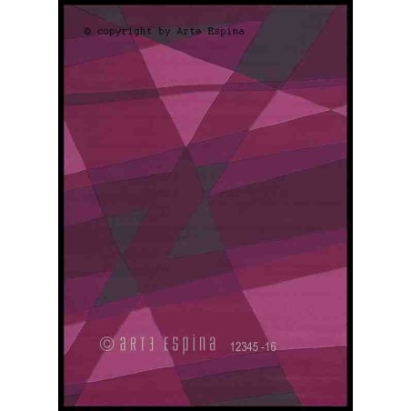 Tappeto moderno Mosaic Arte Espina red lana 4058-44