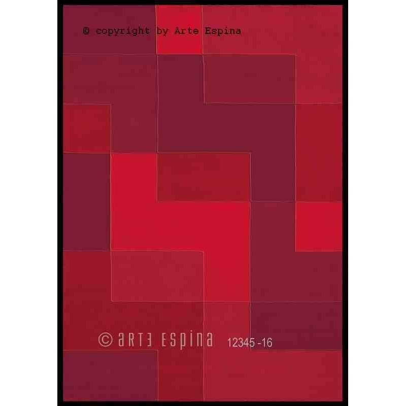 Tappeto moderno Mikado Arte Espina blue lana 4073-43