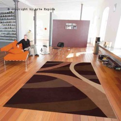 Tappeto moderno Showtime Arte Espina brown 4062-36