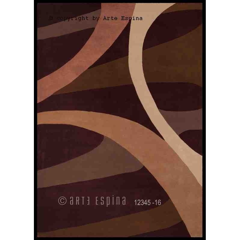 Tappeto moderno Showtime Arte Espina brown 4062-36