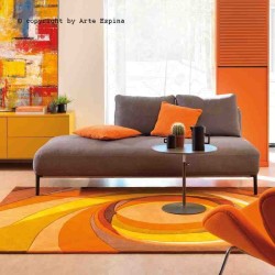 Tappeto moderno Showtime Arte Espina orange 3002-35