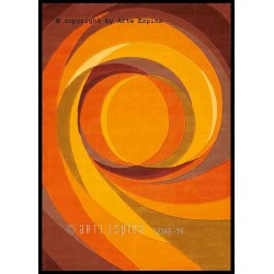 Tappeto moderno Showtime Arte Espina orange 3002-35 2
