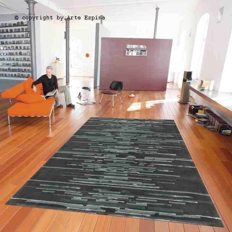 Tappeto moderno Line Up Arte Espina grey lana 8059-71