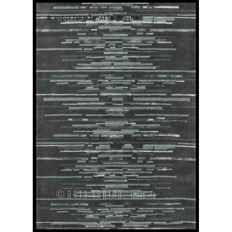 Tappeto moderno Line Up Arte Espina grey lana 8059-71