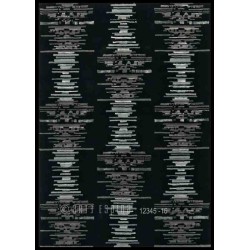 Tappeto moderno Line Up Arte Espina anthracite lana 8060-71 2