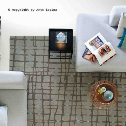 Tappeto moderno Grid Arte Espina grey 8062-64