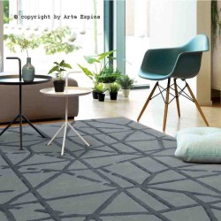 Tappeto moderno Grid Arte Espina blue 8063-66