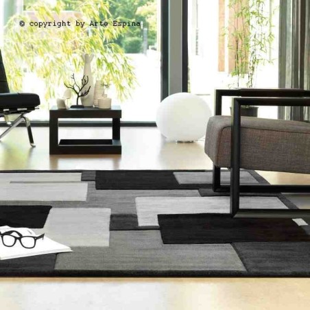 Tappeto moderno Reflective Arte Espina anthracite 646-67 