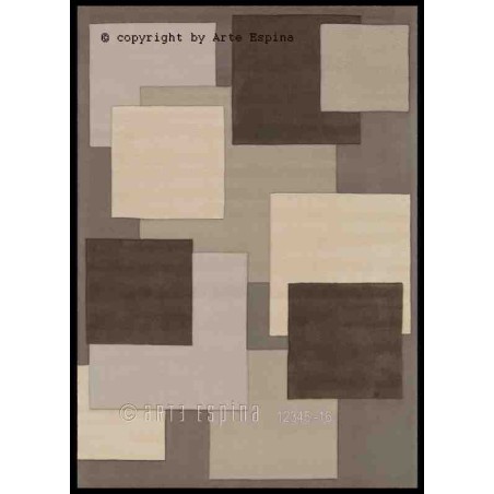 Tappeto moderno Reflective Arte Espina brown 646-90 