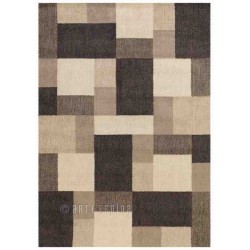 Tappeto moderno Square Dance Arte Espina dark brown 4318-38