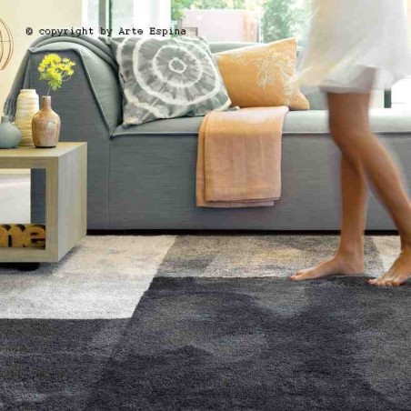 Tappeto moderno Square Dance Arte Espina dark blue 4319-66