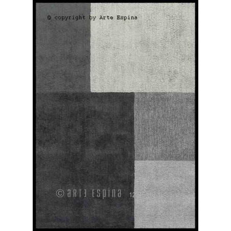 Tappeto moderno Square Dance Arte Espina dark blue 4319-66