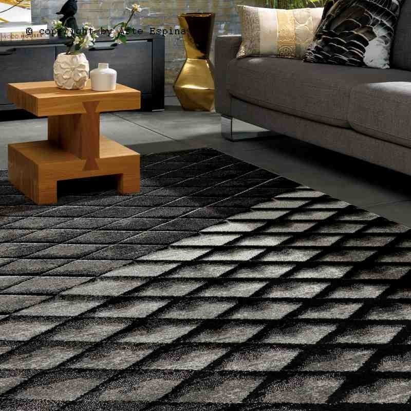 Tappeto moderno Folded Arte Espina anthracite 4455-66