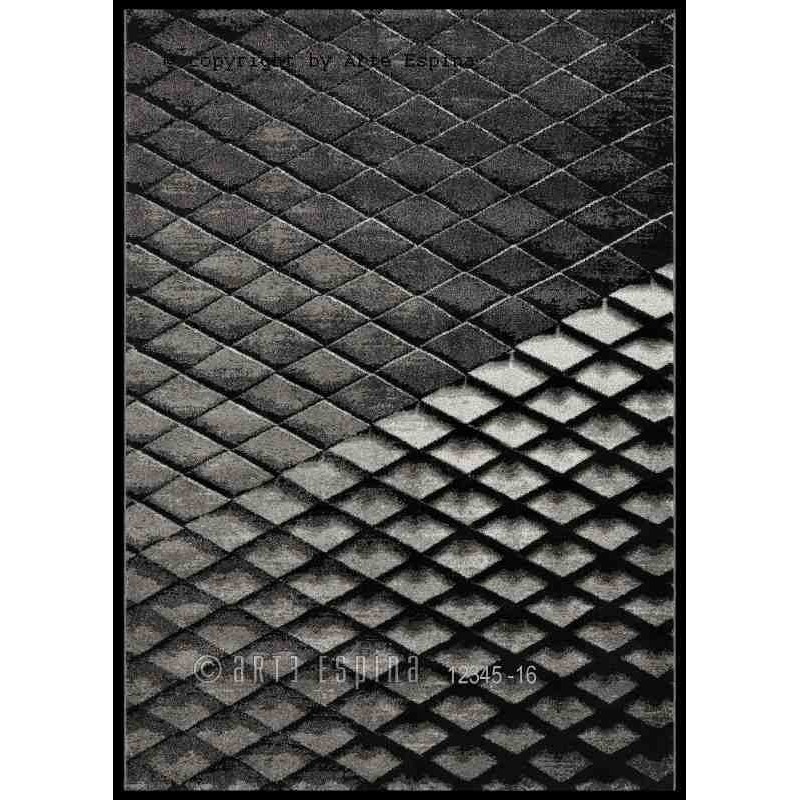 Tappeto moderno Folded Arte Espina anthracite 4455-66