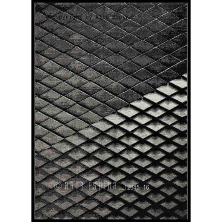Tappeto moderno Folded Arte Espina anthracite 4455-66