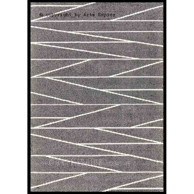 Tappeto moderno Optical Art Arte Espina grey 4471-74