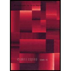 Tappeto moderno Coloured Cubes Arte Espina red 5035-41