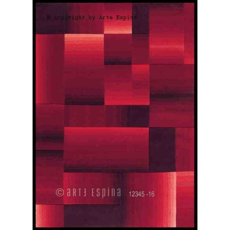 Tappeto moderno Coloured Cubes Arte Espina red 5035-41