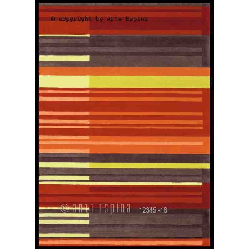 Tappeto moderno Pop Art Arte Espina orange 4066-31