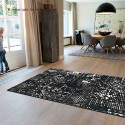 Tappeto moderno Orient Arte Espina black 4448-68