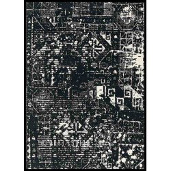 Tappeto moderno Orient Arte Espina black 4448-68 2