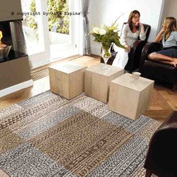 Tappeto moderno Alpaca Arte Espina beige 4450-15