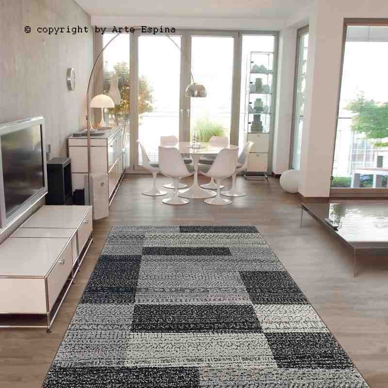 Tappeto moderno Alpaca Arte Espina black 4450-68