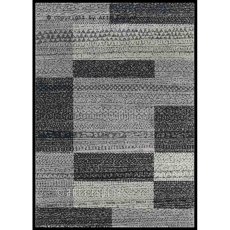Tappeto moderno Alpaca Arte Espina black 4450-68