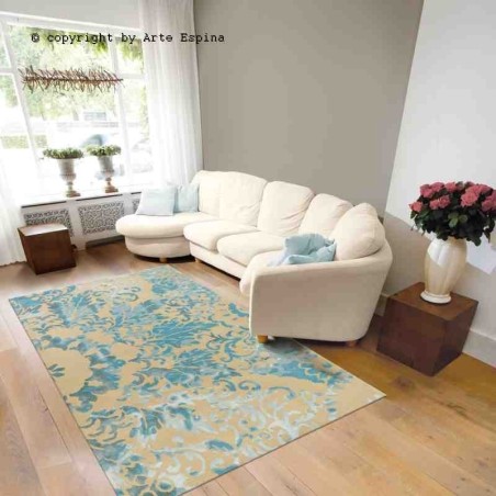Tappeto moderno Ornament Arte Espina beige/blue 8061-15