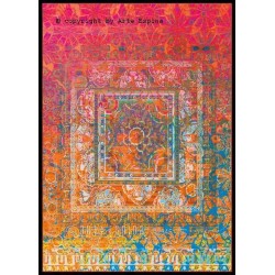 Tappeto moderno Antigua Arte Espina red 4434-75 2