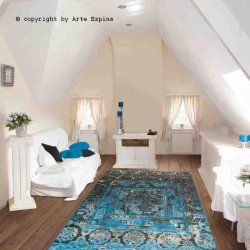 Tappeto moderno Antigua Arte Espina blue/grey 4435-53