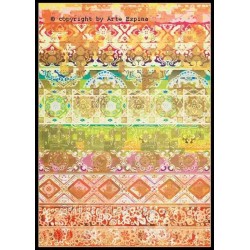 Tappeto moderno Antigua Arte Espina multi 4437-75 2