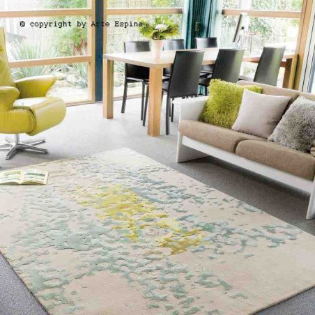 Tappeto moderno Line Up Arte Espina beige lana 8051-11
