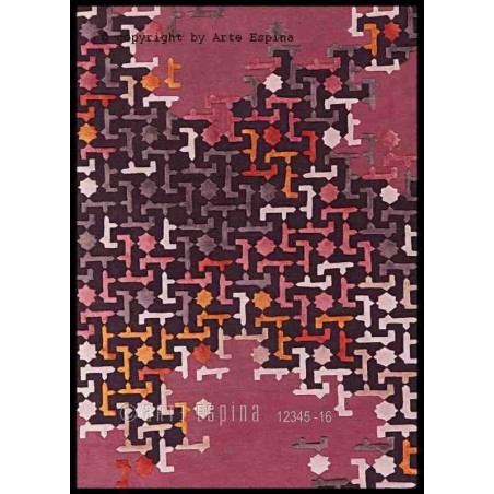Tappeto moderno Granada Arte Espina red 8038-49